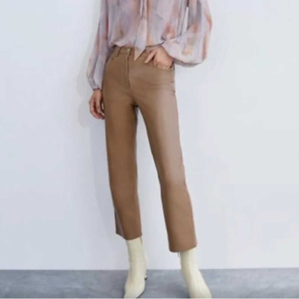 Aritzia Wilfred Melina Cropped Pant, Camel